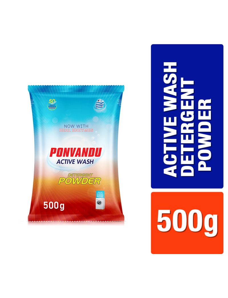 Ponvandu Active Wash Detergent Powder-500g