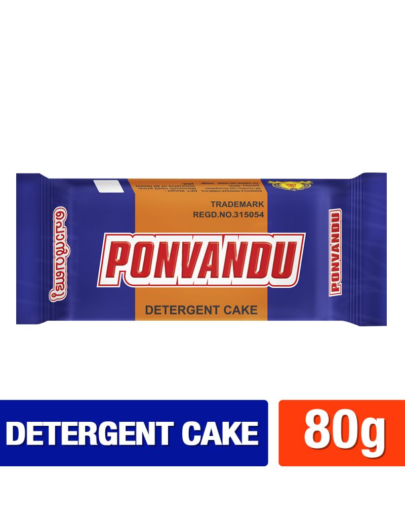 Ponvandu Detergent Cake Blue-80g