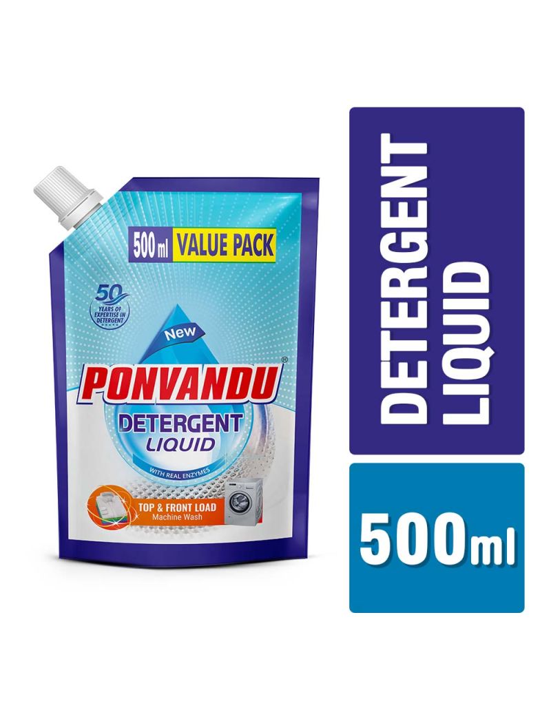 Ponvandu Detergent Liquid Value Pack-500 ML