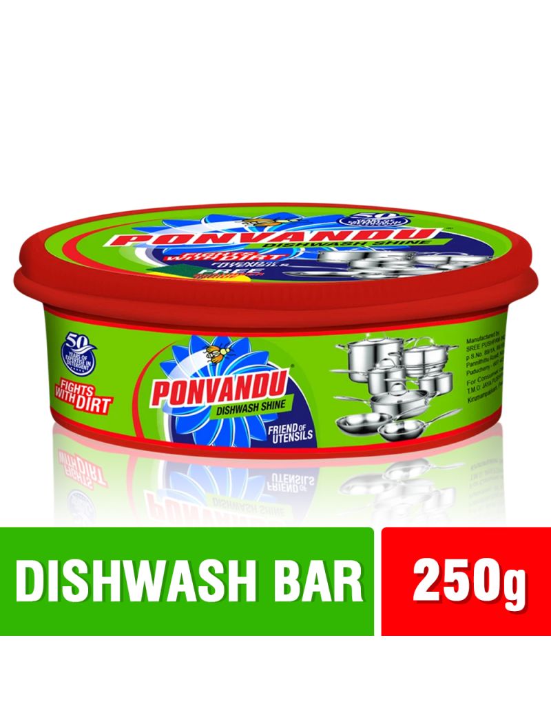 Ponvandu Dishwash Round Bar-250g