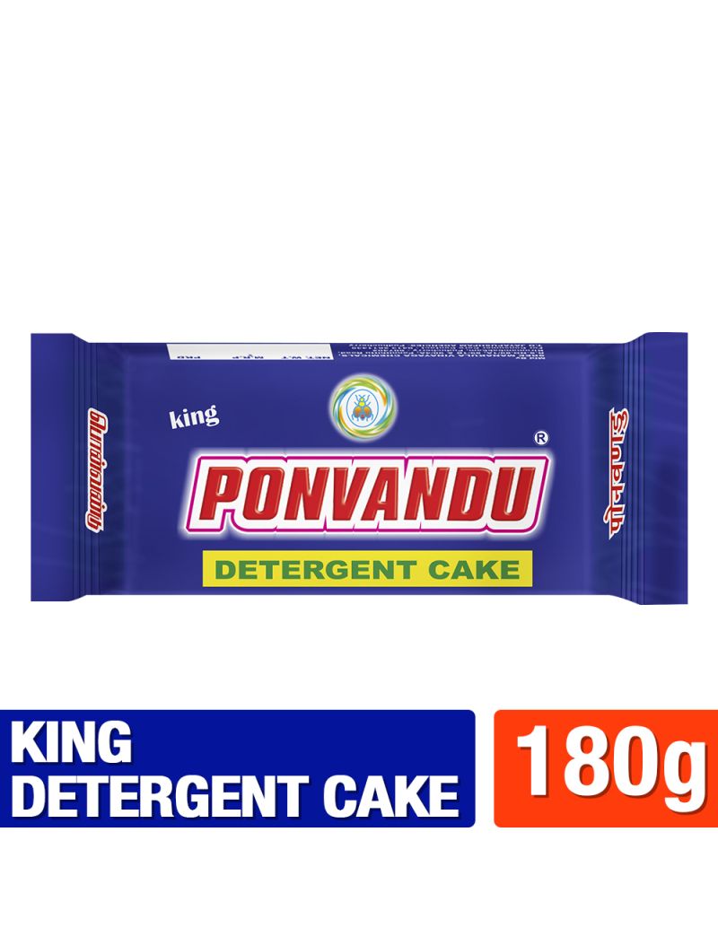 Ponvandu King Detergent Cake 180g