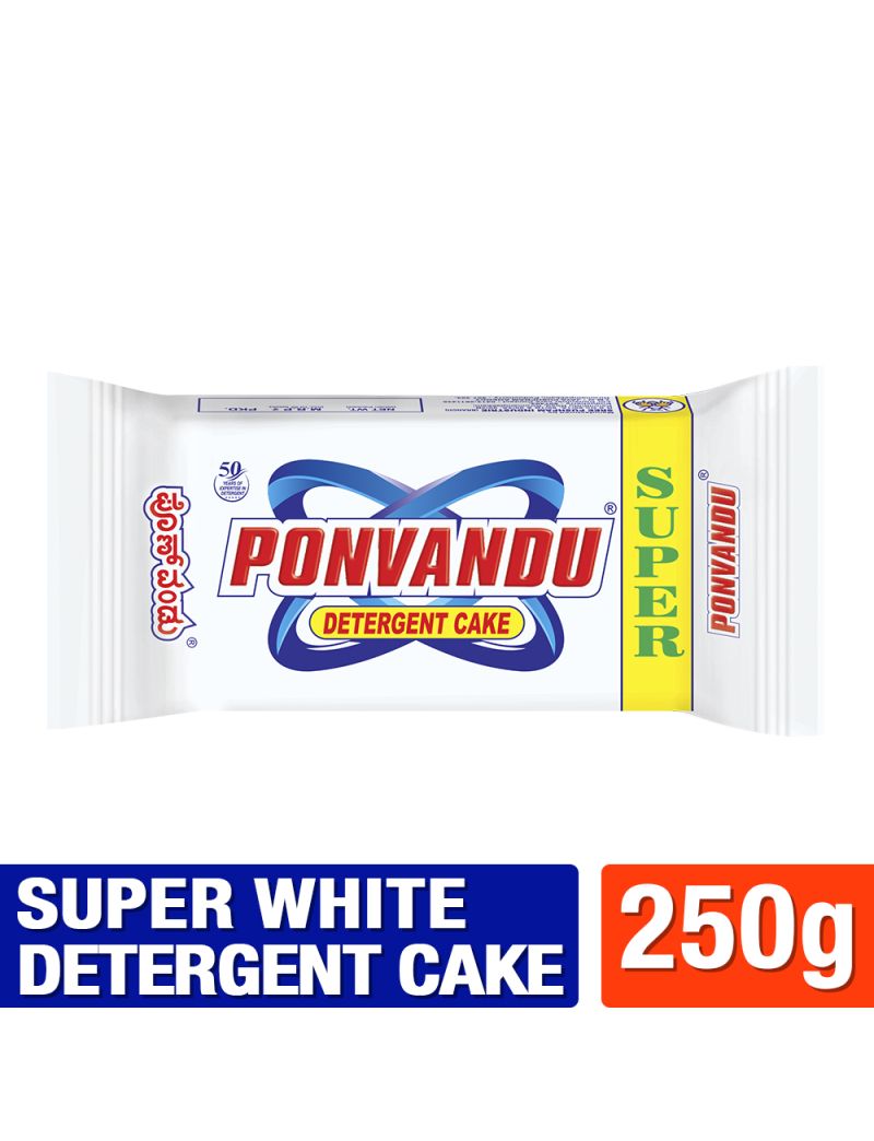 Ponvandu Super White Detergent Cake-250g
