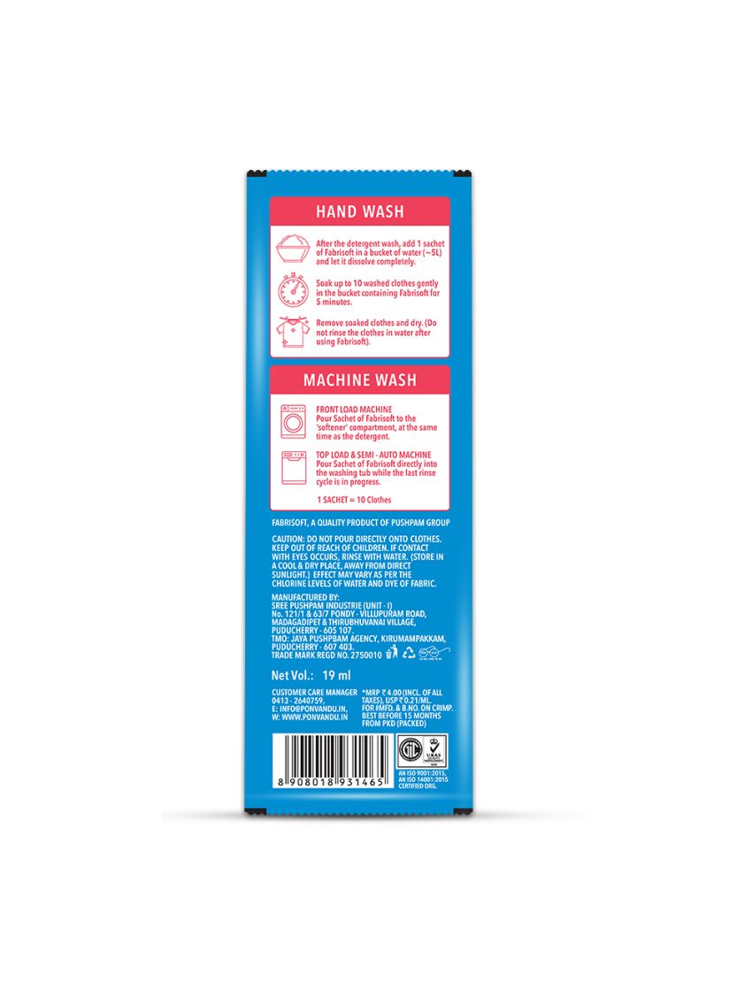 Fabrisoft Blush Breeze 19ml pack of 50
