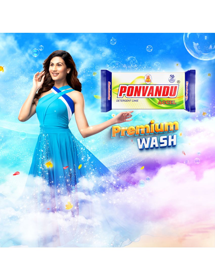 New Ponvandu Accel Detergent Cake-240g + combo