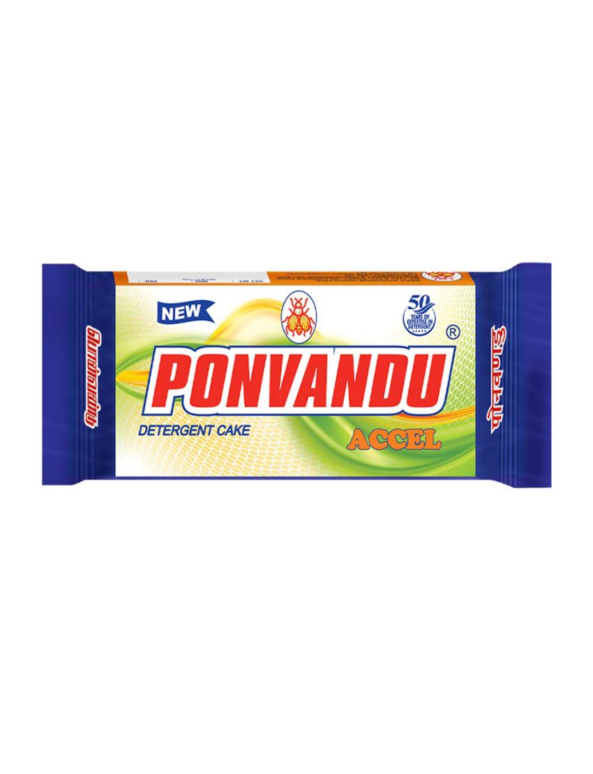 New Ponvandu Detergent Cake Accel 215g