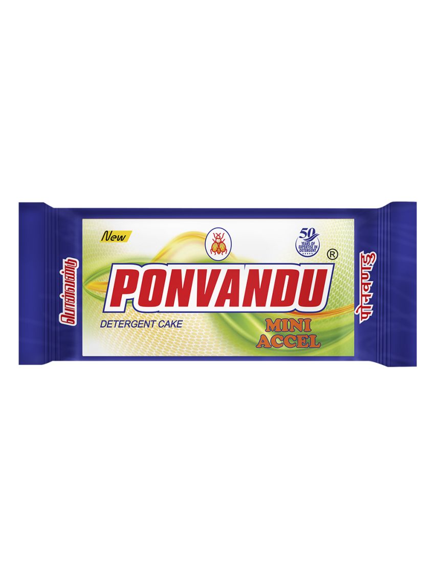 New Ponvandu Detergent Cake Mini Accel 120g + combo