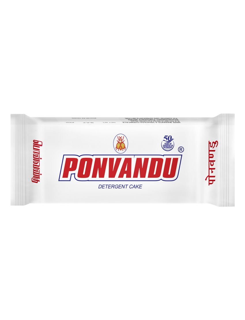 New Ponvandu Detergent Cake White  300g