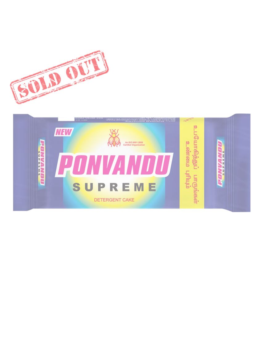 New Ponvandu Supreme Detrgent Cake-200g
