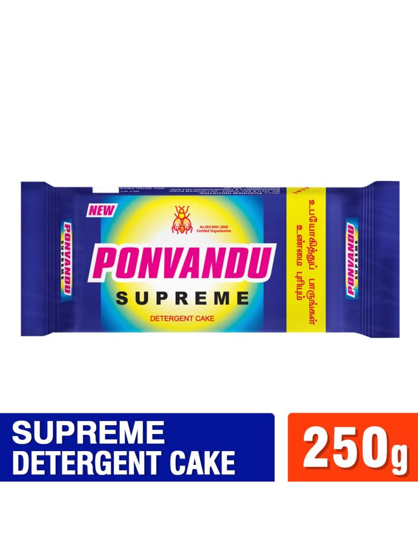 New Ponvandu Supreme Detrgent Cake-250g + combo