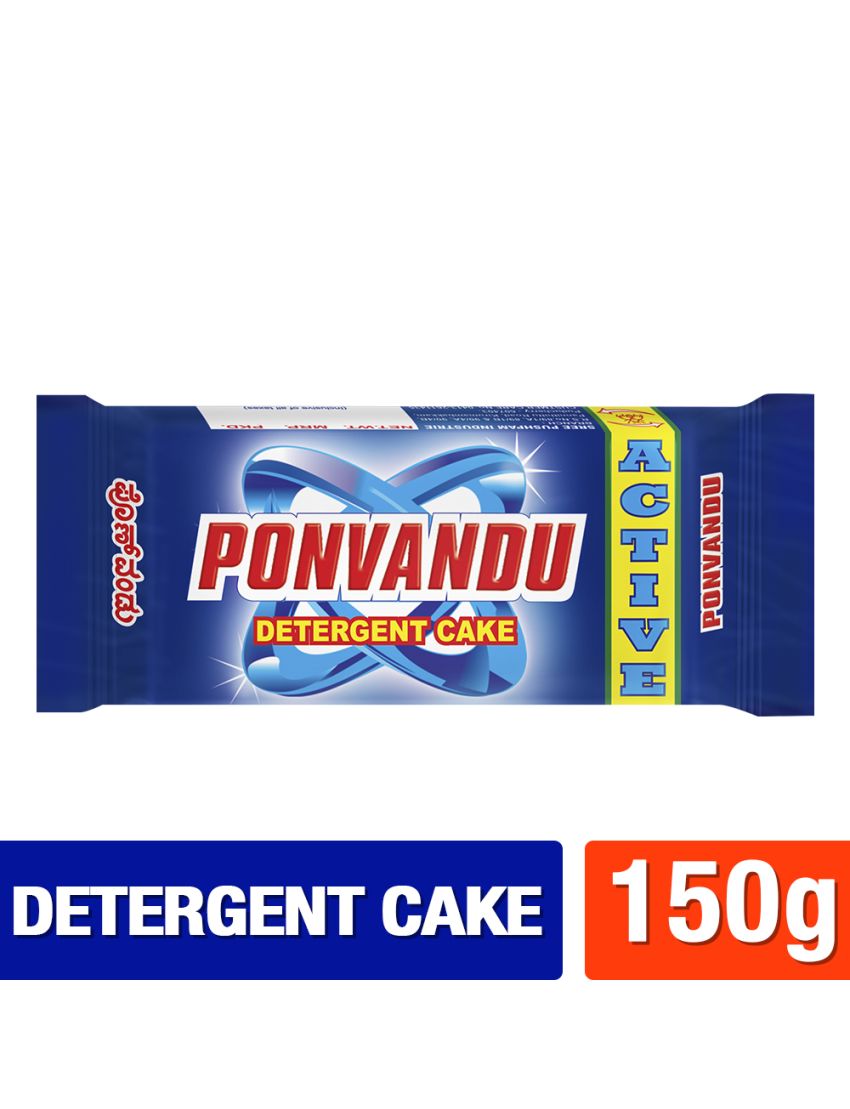 Ponvandu Active Detergent Cake Blue 150g + combo