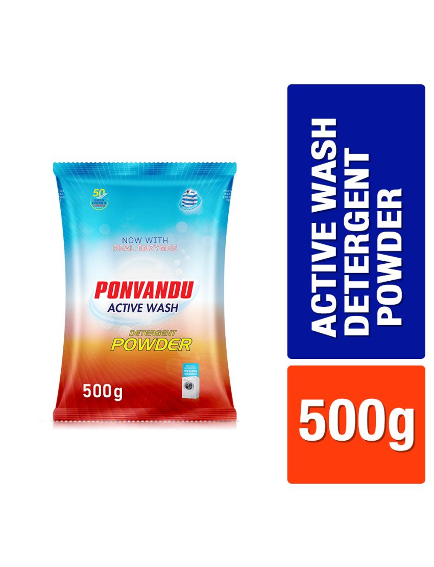 Ponvandu Active Wash Detergent Powder-500g