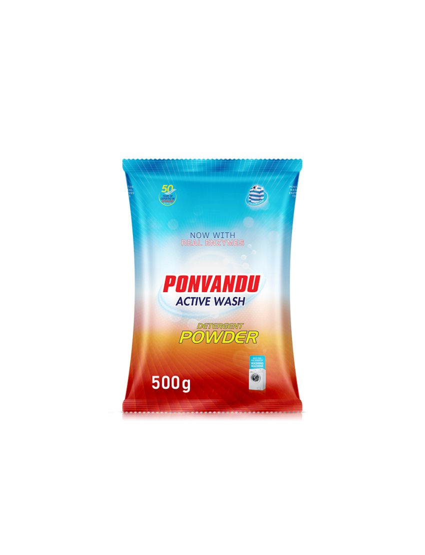 Ponvandu Active Wash Detergent Powder-500g