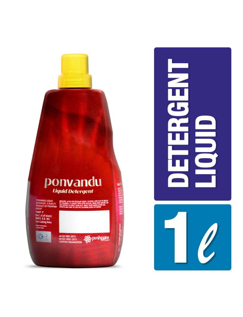 Ponvandu Detergent Liquid 1 L