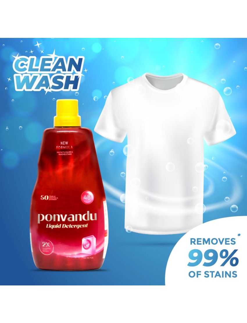Ponvandu Detergent Liquid 1 L