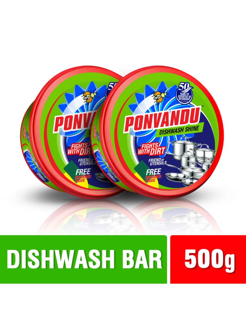 Ponvandu Dishwash Round Bar-500g