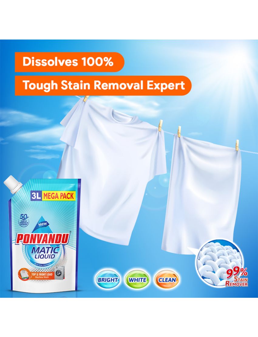 Ponvandu matic liquid-3 L