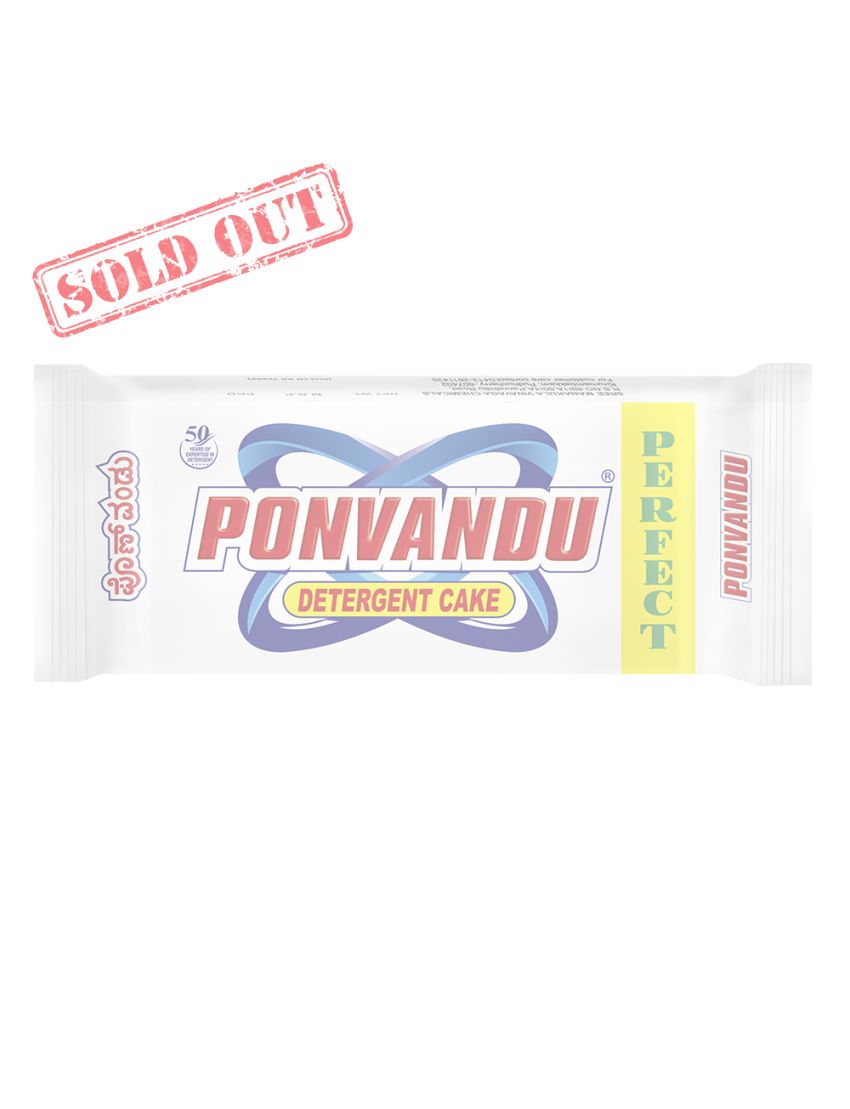 Ponvandu Perfect  Detergent Cake White 130g