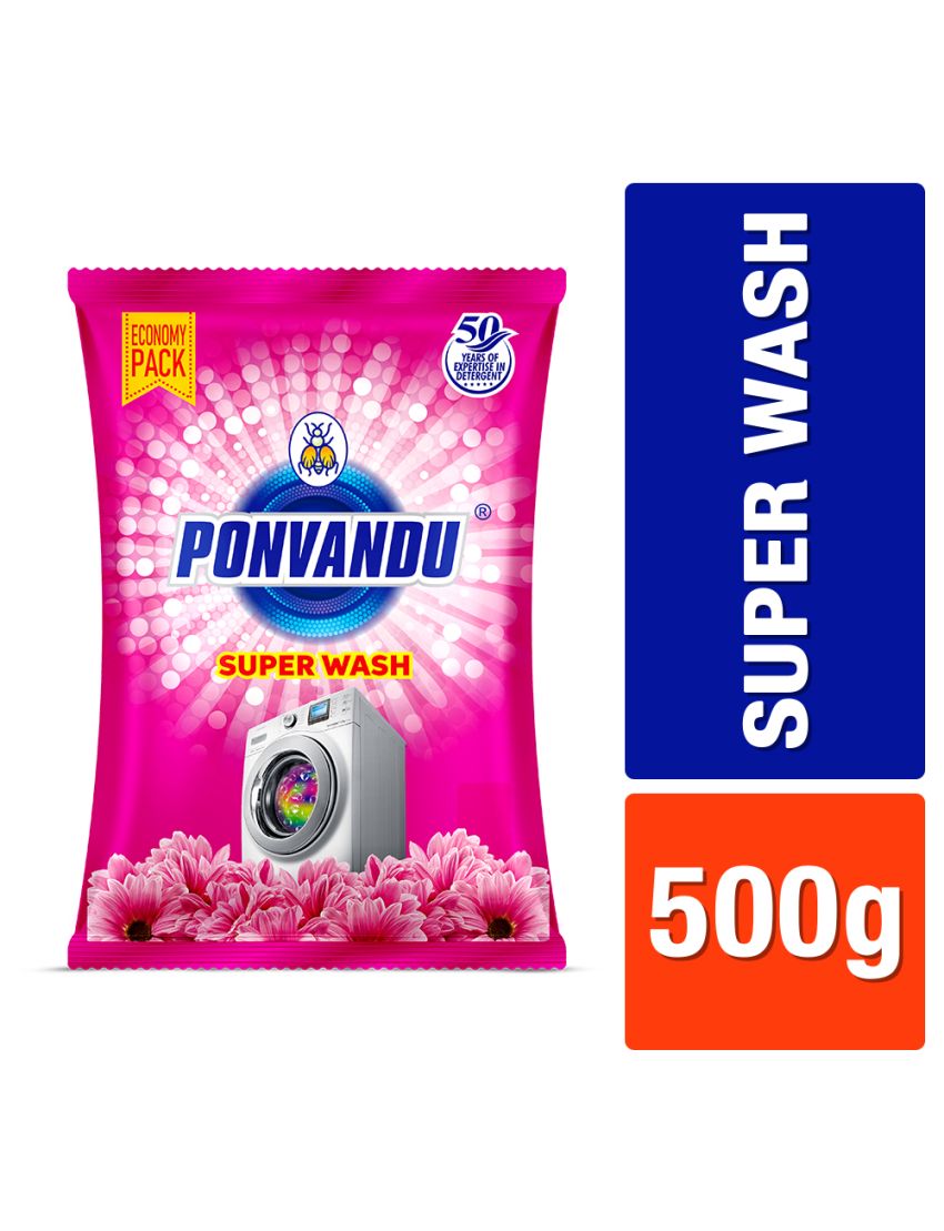 Ponvandu Super Wash Economy Pack Pink 500 g