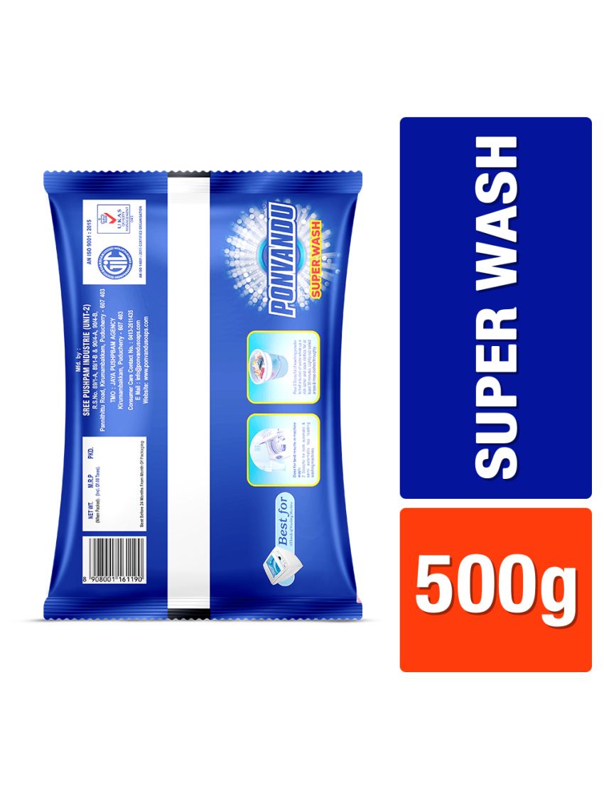 Ponvandu Super Wash Super Pack Blue 500 g