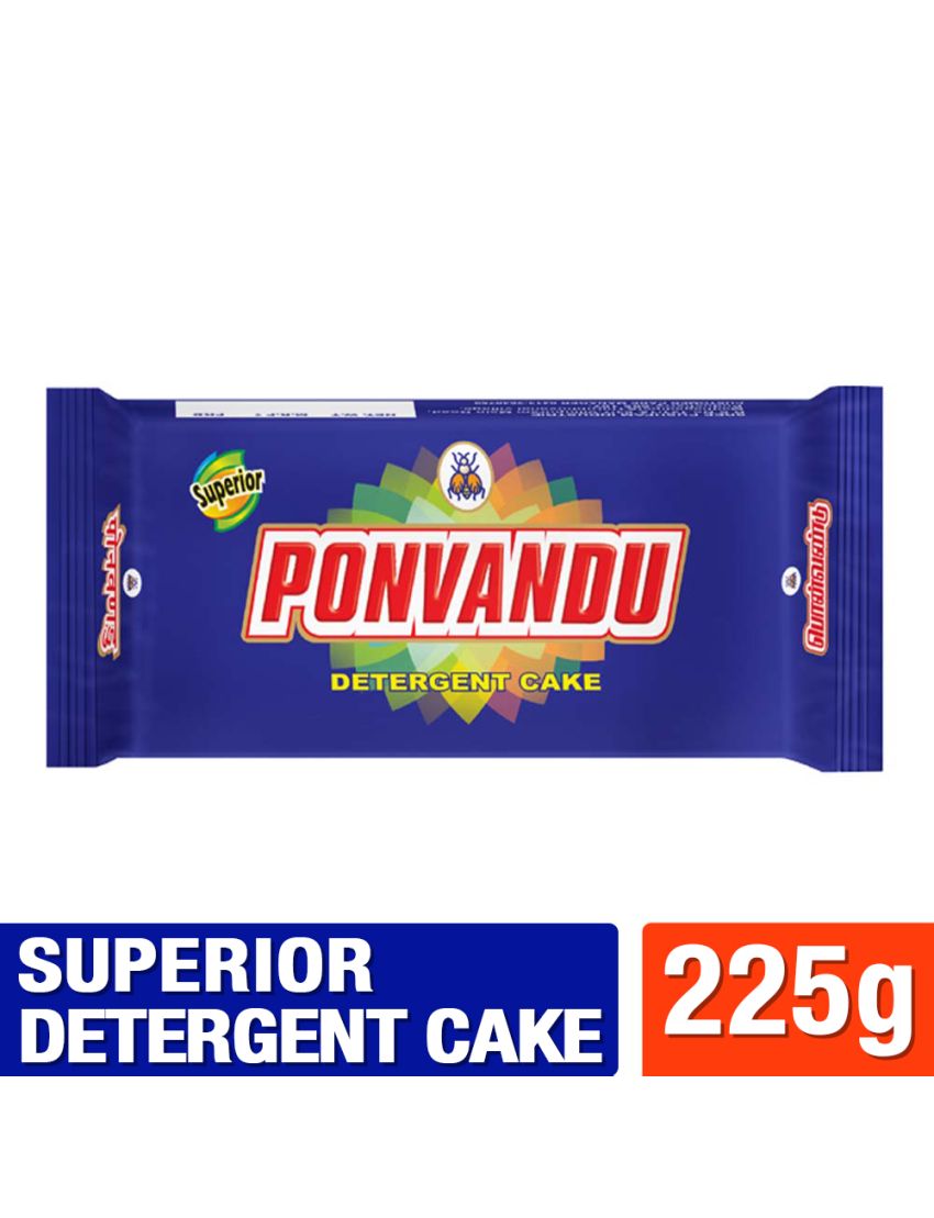 Ponvandu Superior Detergent Cake 225g 