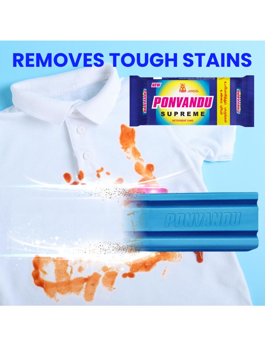New Ponvandu Supreme Detrgent Cake-250g + combo