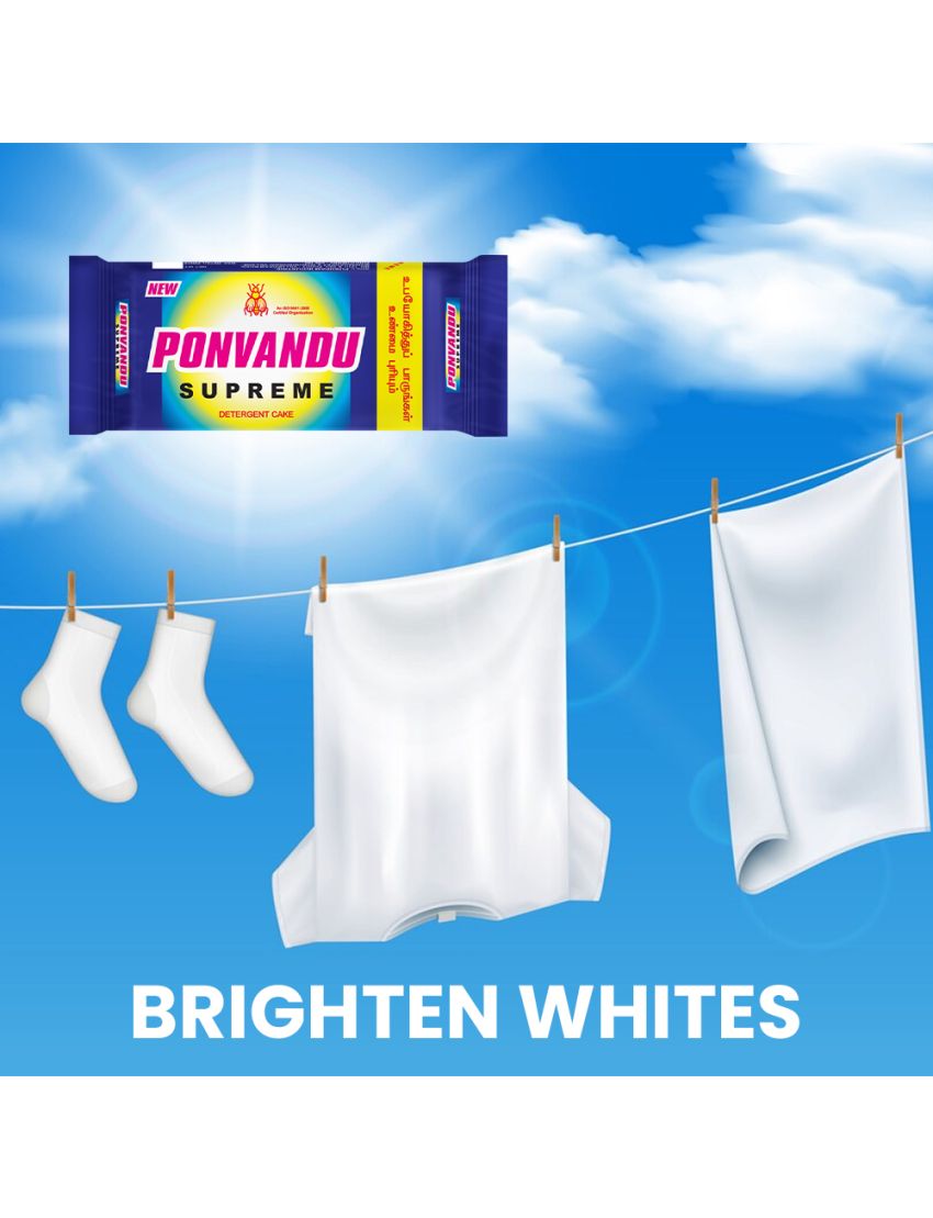 New Ponvandu Supreme Detrgent Cake-250g + combo