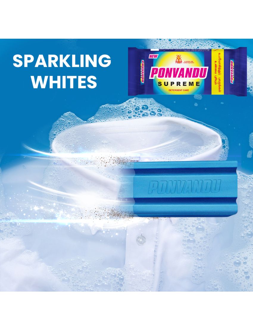 New Ponvandu Supreme Detrgent Cake-250g + combo