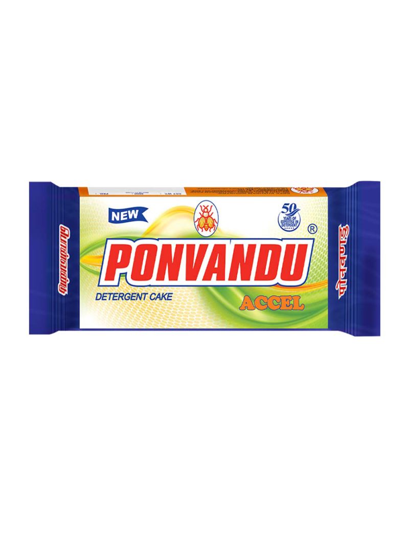New Ponvandu Detergent Cake Accel 215g