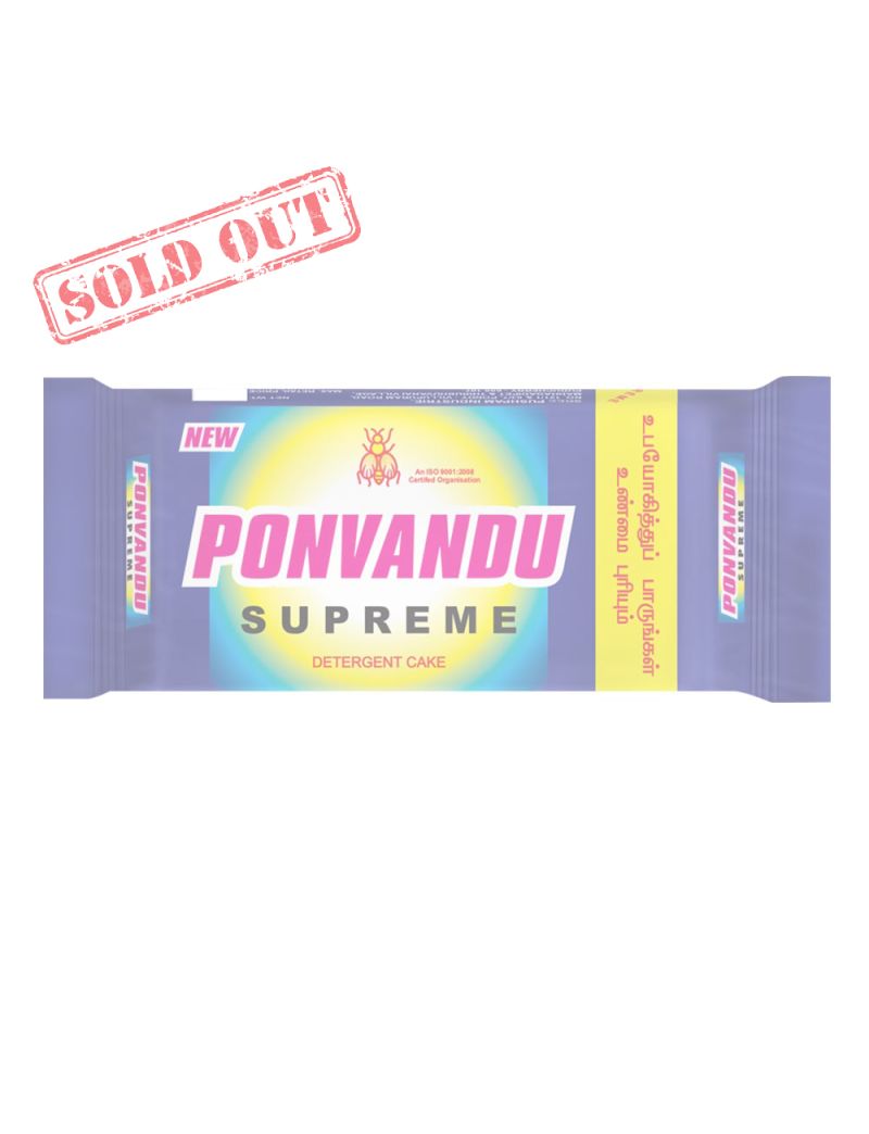New Ponvandu Supreme Detrgent Cake-200g