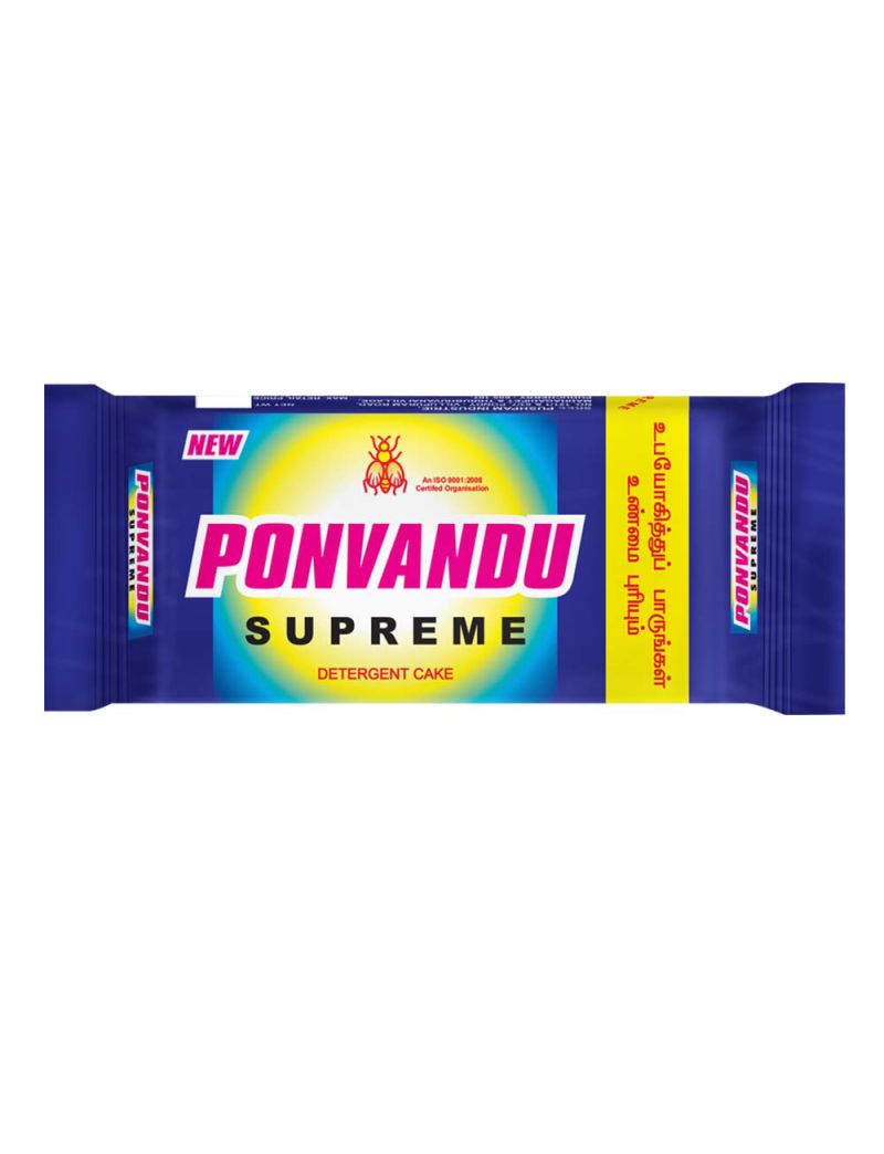 New Ponvandu Supreme Detergent Cake-250g