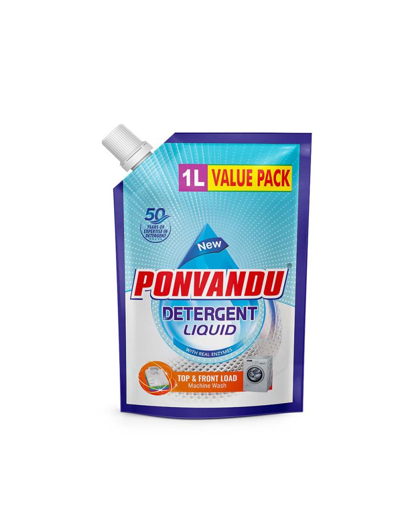 Ponvandu Detergent Liquid Value Pack-1 L