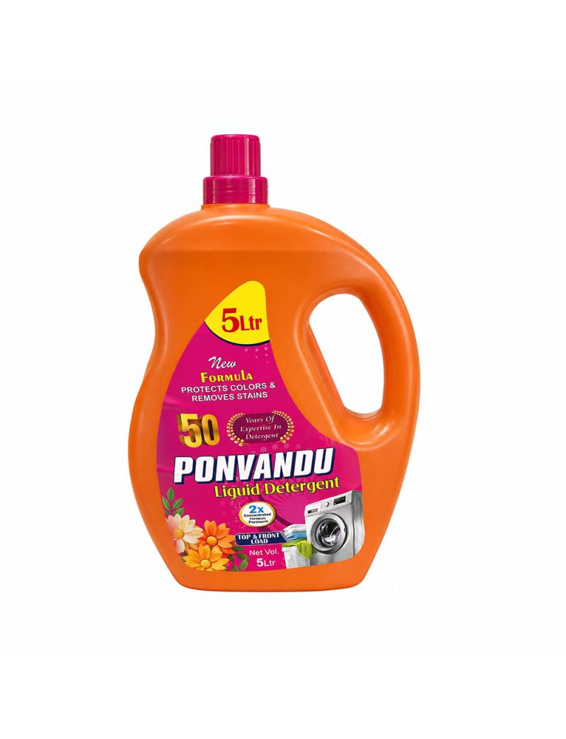 Ponvandu Active Wash Detergent Liquid-5L