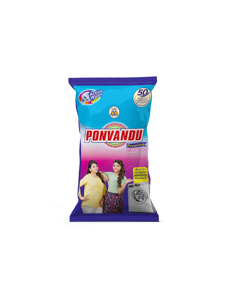 Ponvandu Premium Detergent Powder Blue 1 Kg