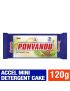 New Ponvandu Detergent Cake Mini Accel-120g