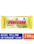 Ponvandu Yellow Accel Detergent Cake 290g